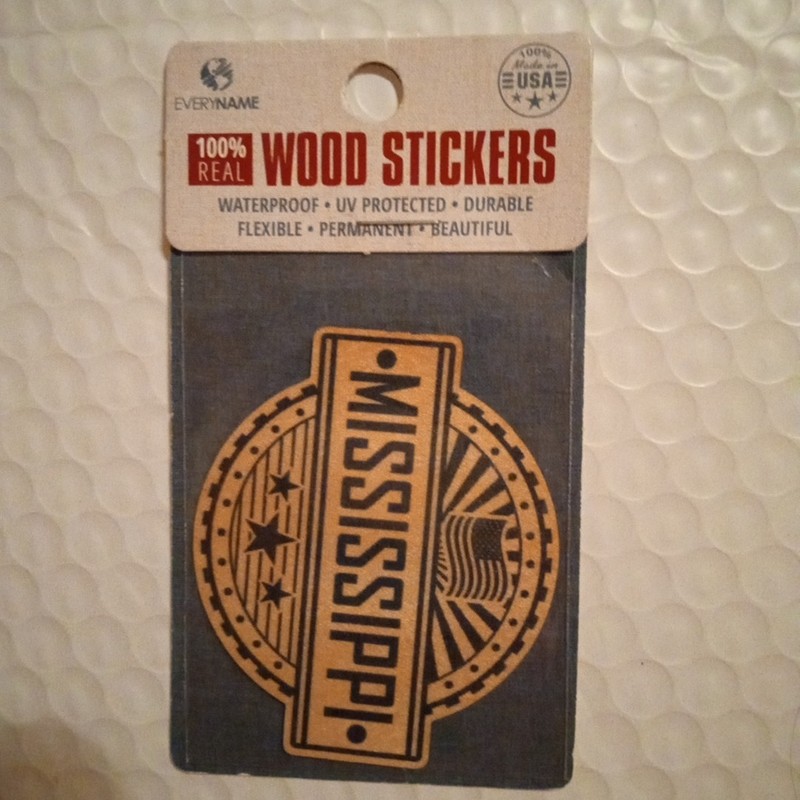 Flexible Wood Sticker Adheres To Flat Or Curved Smooth Surface Waterproof gallery
