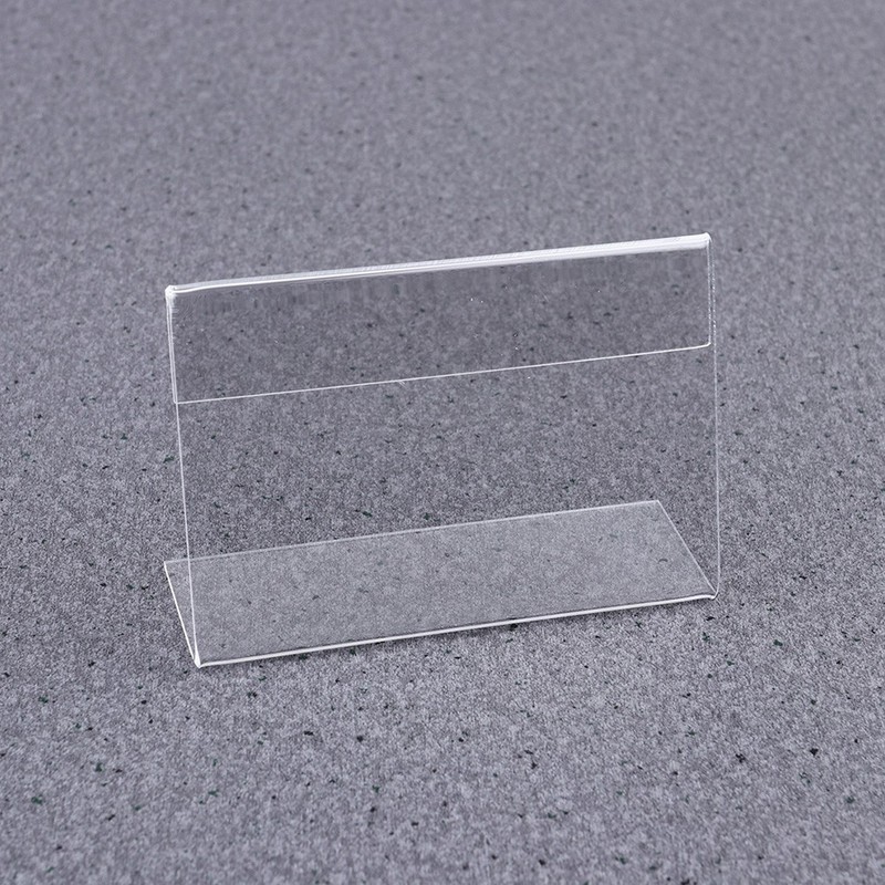 25Pcs Acrylic Table Sign Holders Transparent Wedding Place Card Stands gallery