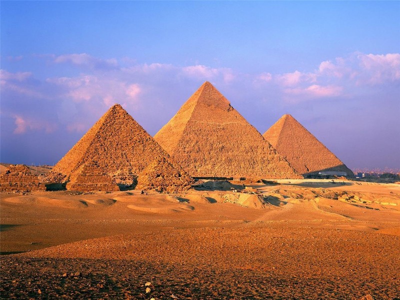 GREAT PYRAMIDS OF GIZA GLOSSY POSTER PICTURE PHOTO egypt tomb king tut cool 1678