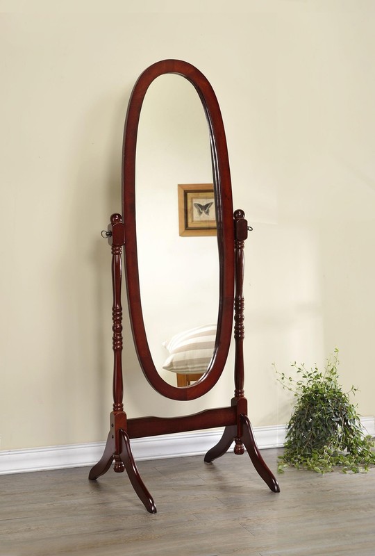 Coaster Home Furnishings - Foyet - Wood - Cheval Standing Mirror with Swivel ... gallery