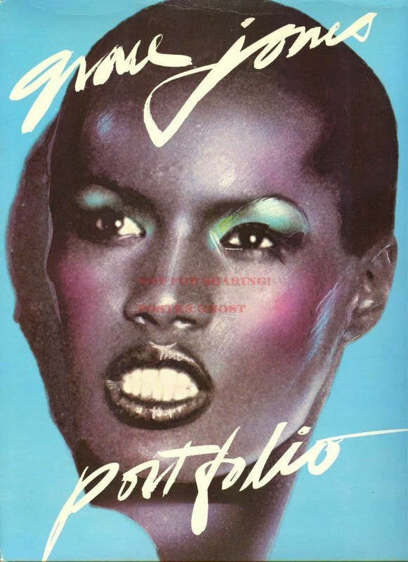 GRACE JONES 90's Nineties Art Photo Poster 2 (20x30)