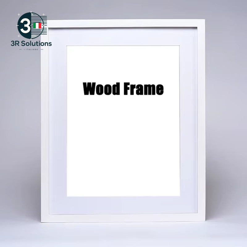 Natural Wood Photo Frame 20X30 25X30 26.5X38 Cm White Color Frame