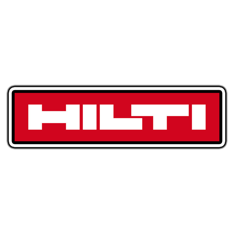 #3025 Hilti Logo #1 Sticker Brand Waterproof Vinyl Decal Die-Cut Car