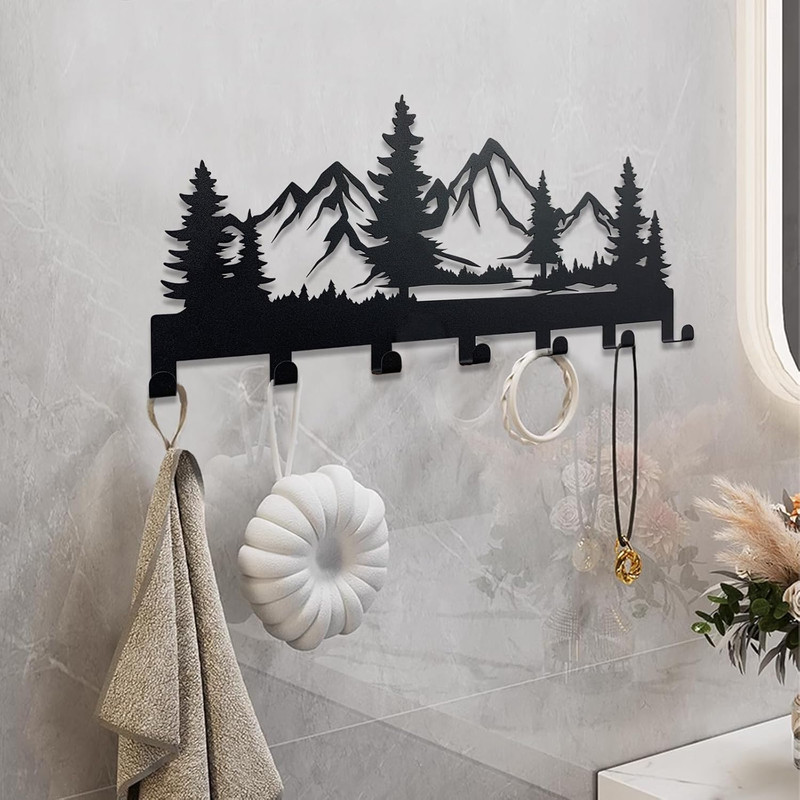 Metal Key Holder Wall Mounted Key Hooks Key Holder for Wall Key Organizer Rack gallery