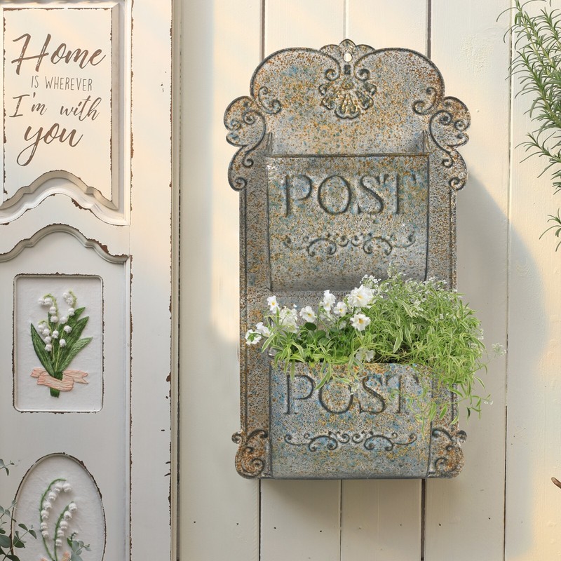 Rustic Wall Planter Wall Storage Basket for Letter Small Staff Wall Decor Idea gallery