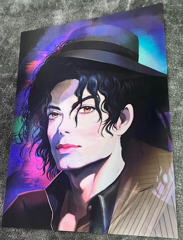 King of Pop-Michael Jackson Poster 3D Lenticular Flip Effect,3 Images In One gallery