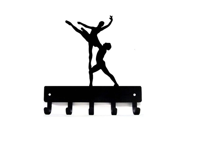 Ballet Dancer Couple Key Rack Holder – Made in USA Wall Decor