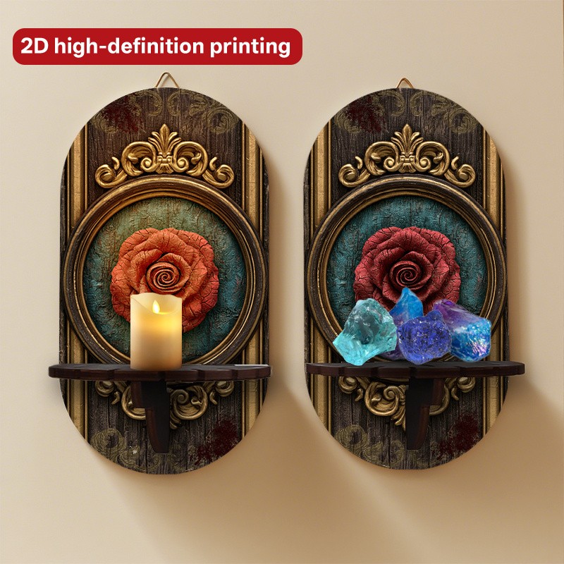 2D Summer Decor Floating Shelves Decorative Wall Shelf Wall Mounted Storage Rack