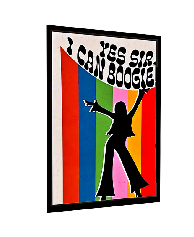 Dance Vinyl Sticker Sign Boggie Dancing Ballroom 60’s Vintage Replica 4 Sizes