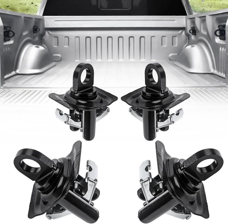 Truck Bed Tie Down Anchors Compatible with Chevy GMC Vehicle Silverado Sierra…