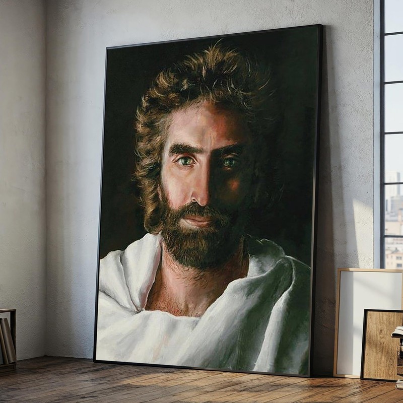 Christian Jesus Wall Art Canvas Poster Bedroom Living Room Decor