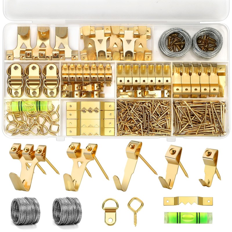 Picture Hanging Kit set Professional Wall Mount Hardware Kit 322 PCS