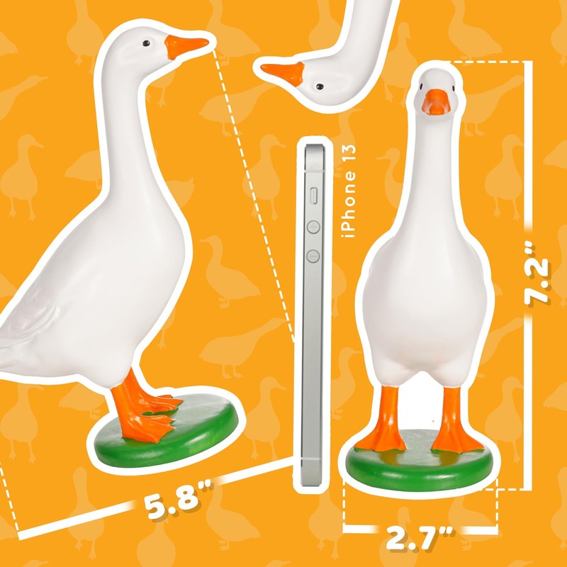 Desk Goose with Set of Three 7 Inch Desk Goose Outfits 7 Inches, Desktop Goos... gallery