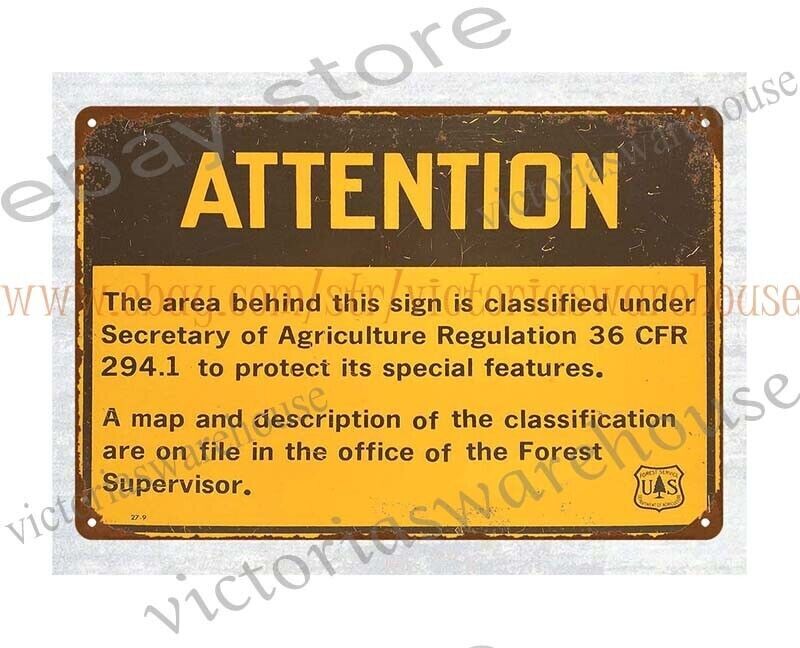 Forest Conservation classified under agriculture regulation metal tin