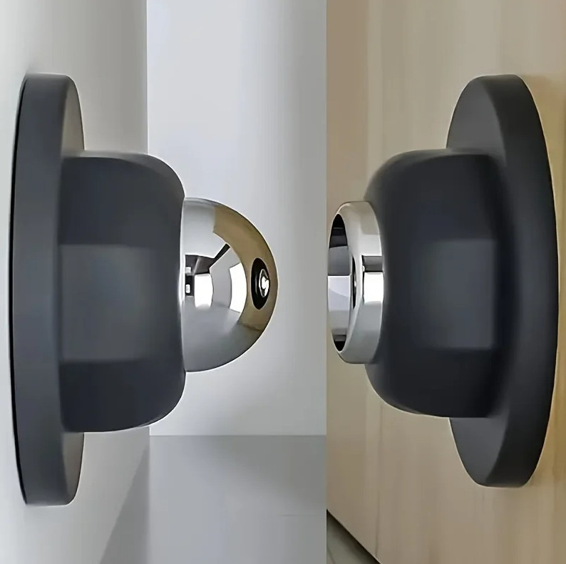 Magnetic Silicone Door Stopper Strong Mute Suction Holder Anti-Collision