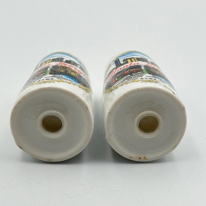 SP152-Vintage Atlanta Salt and Pepper Shaker Set Ceramic gallery