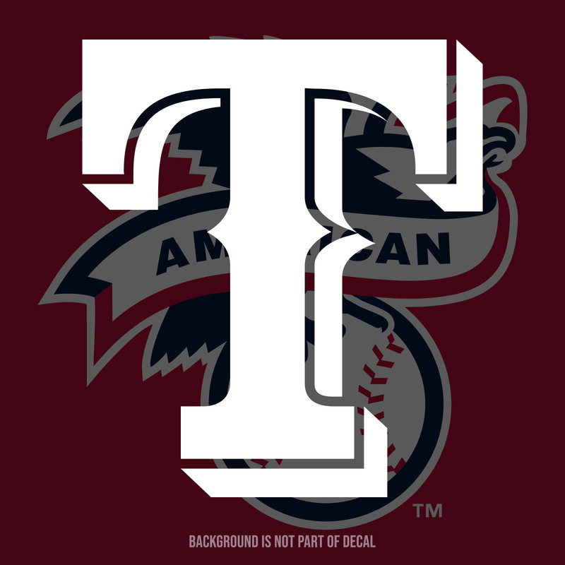 Texas Rangers Vinyl Decal Sticker