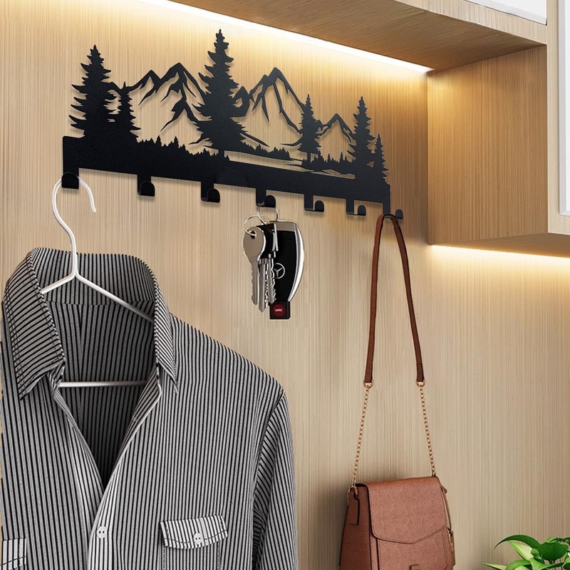 Metal Key Holder Wall Mounted Key Hooks Key Holder for Wall Key Organizer Rack gallery