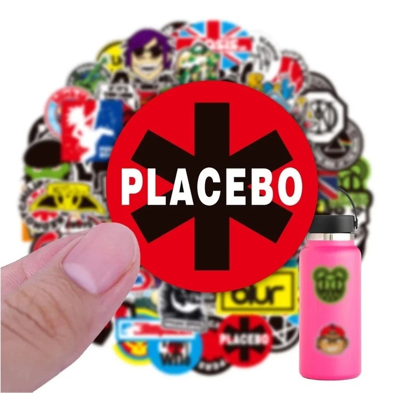 100PCS Rock Band Stickers Lot Punk Music Heavy Metal Bands Sticker Decal-USA gallery
