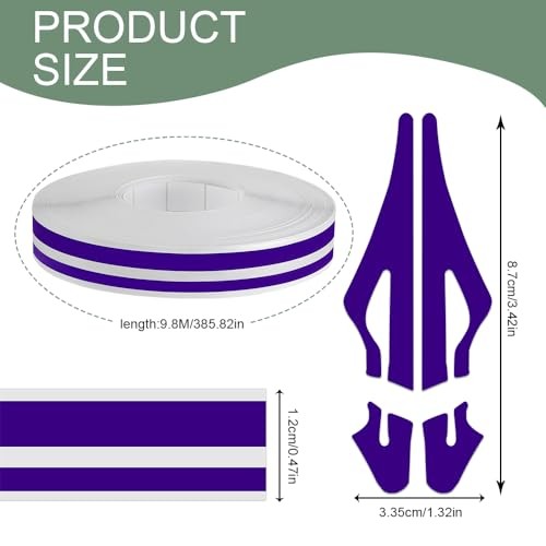 Car Pinstripe Tape, Car Vinyl Body Waistline Decal, Car Trim Stripe Tape Purple gallery