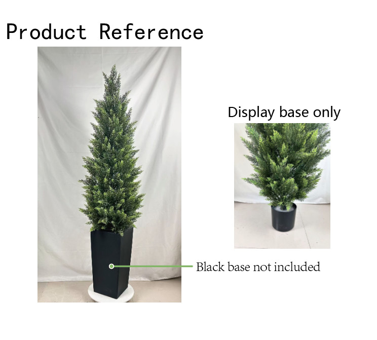 2 Pack 5ft Artificial Cedar Trees