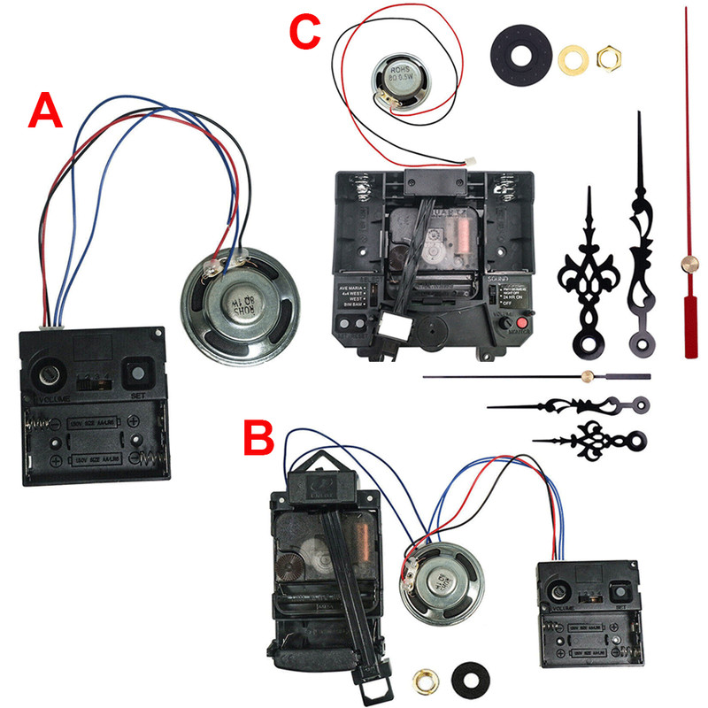 DIY Chime Replace Repair Parts For Wall Clock Pendulum Swing Movement Mechanism