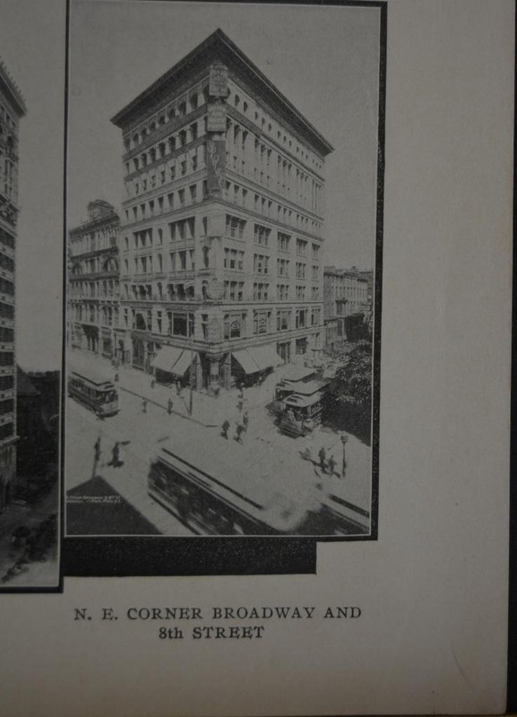 Antique New York City 1904 Art Print Park Row Newspaper Row and Others Wall Art gallery