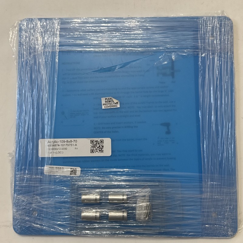 Ion Acrylics, Floating Picture Frame, Please Read Details