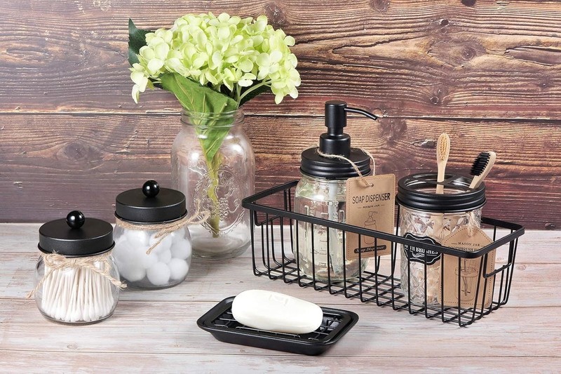 Farmhouse Small Hanging Wall Baskets, 3 Pack – Organizer for Kitchen & Bathroom gallery