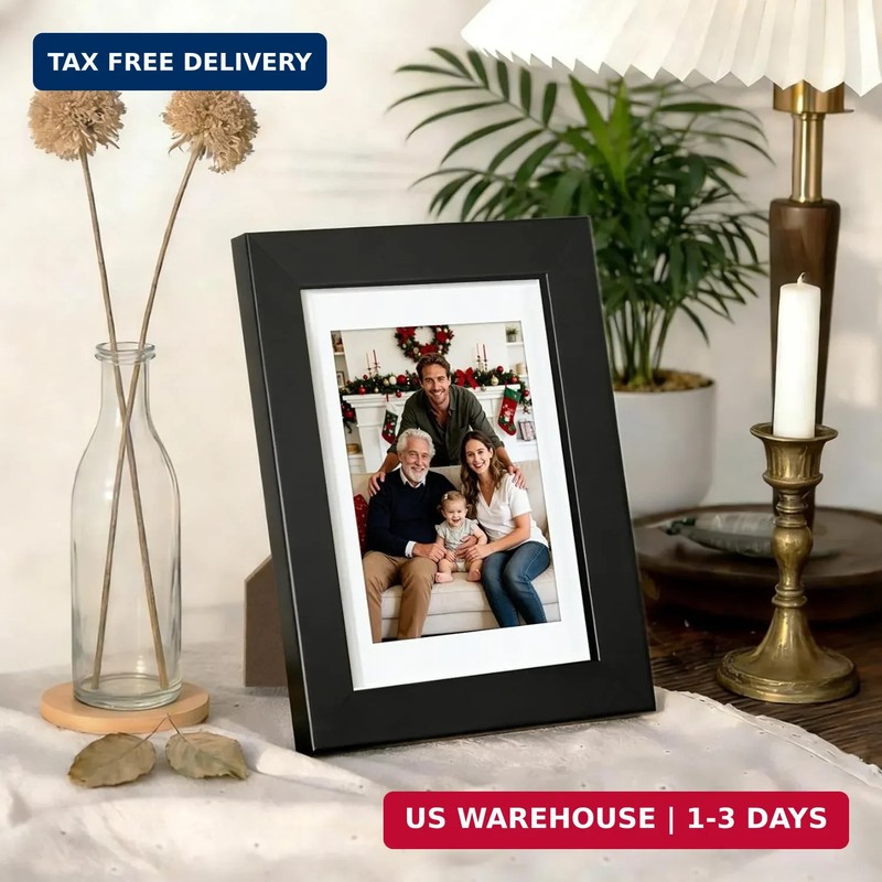 5x7 Picture Frame Set of 3, Display Pictures 4x6 with Mat or 5x7 Without, Multi gallery