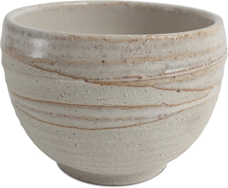 Mino ware Japanese Pottery Chubby Bowl (as Cereal/Matcha/Rice Bowl) made