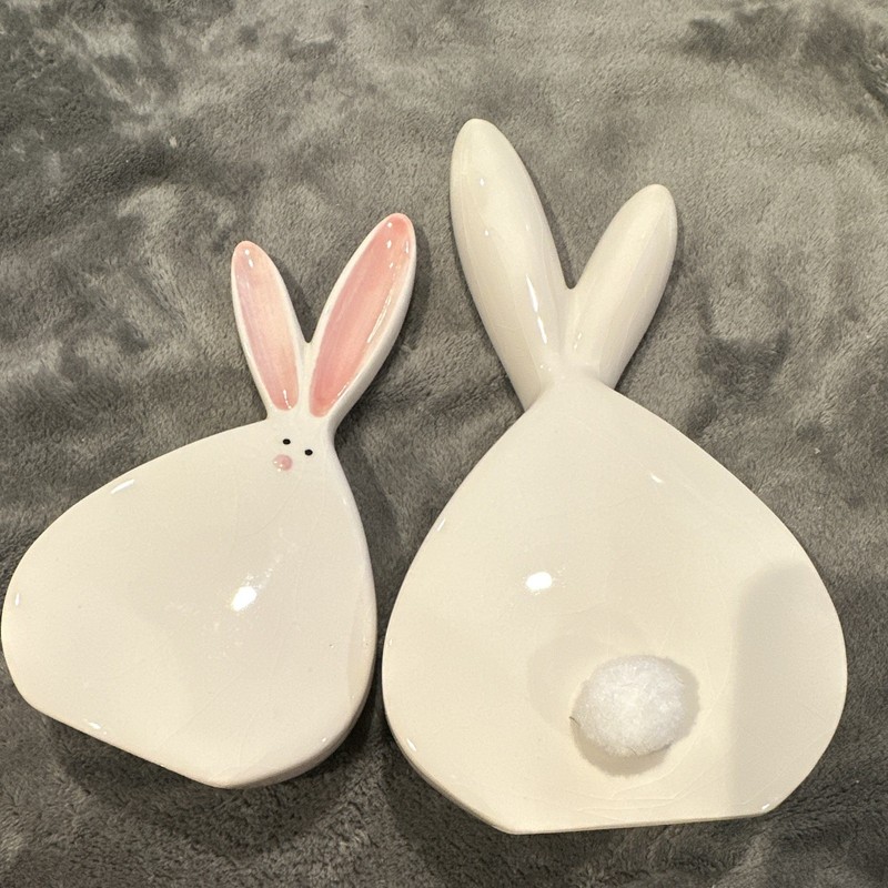 Transpac Dolomite "Chubby Bunny" Spring Figurines gallery