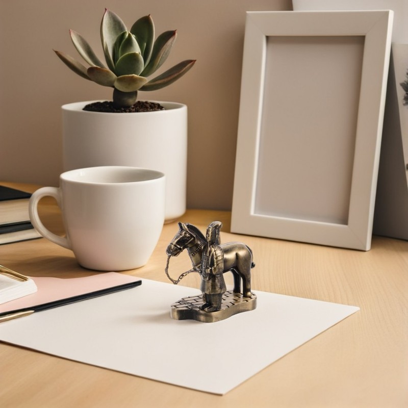 Retro Terracotta Warriors and Horses Ornaments Chinese Desktop Small gallery