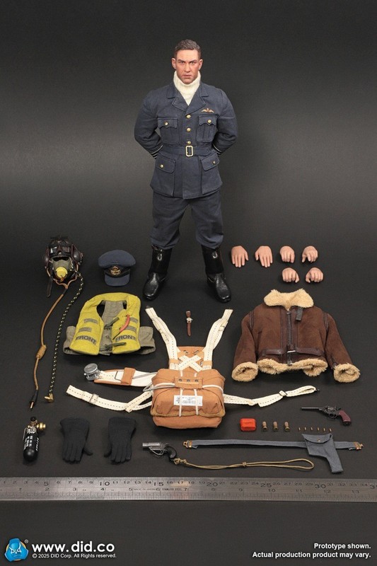 In Stock DID K80187 1/6 WWII British Pilot Squadron Action Figure Soldier Model gallery