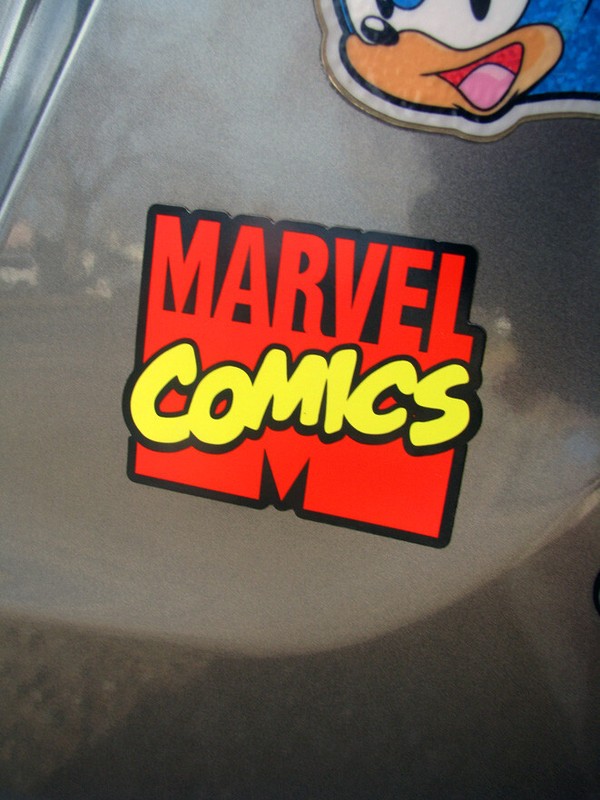 Marvel Logo Fridge Flex Magnet Retro Comics 1980s Magnet for Car, Truck, Fridge gallery