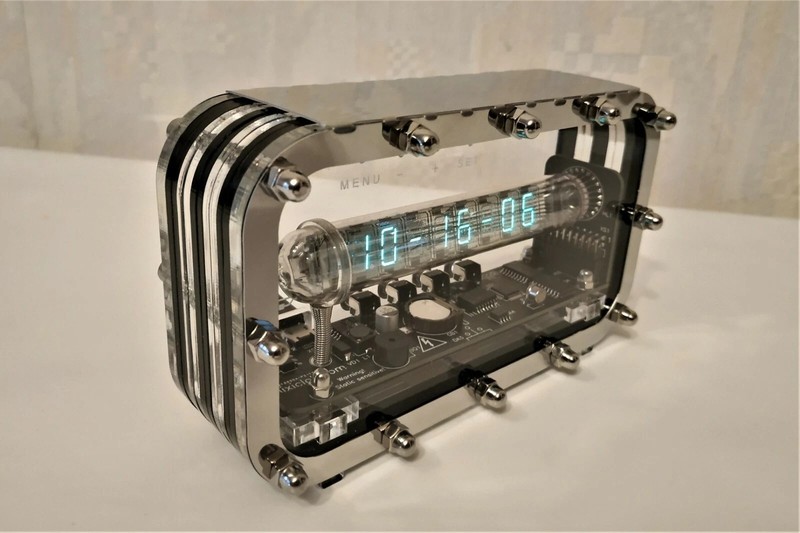 One piece Case ONLY of 4 enclosure design variation nixie tube clock IV-18 VFD