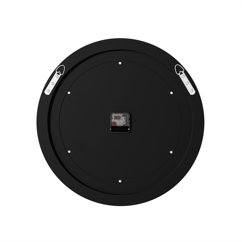 60cm 3D Round Wall Clock Jewel Crushed Diamond Accent Mirror Eye Catching Decor gallery