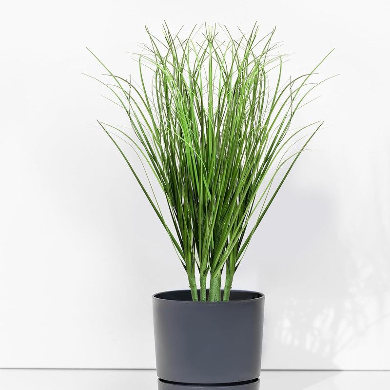 10 PCS Artificial Plants Onion Grass, Faux Shrubs Wheat Grass Greenery Stems Oni gallery