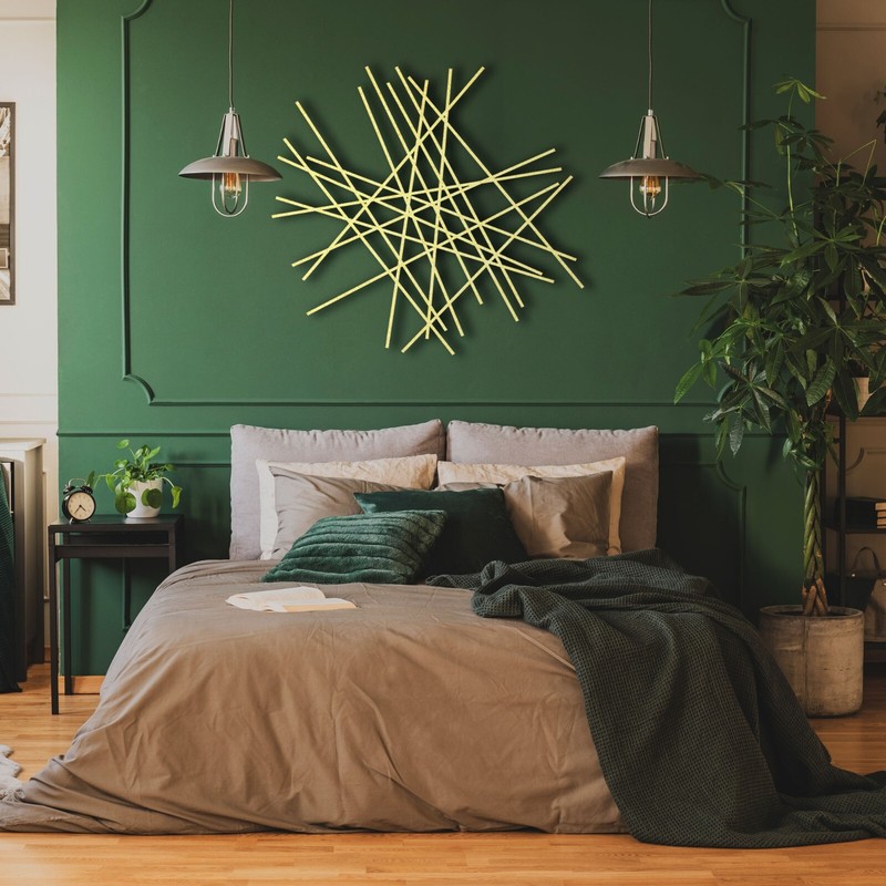 Minimalist Metal Wall Art, Contemporary Geometric Decor, Abstract Line Decor gallery