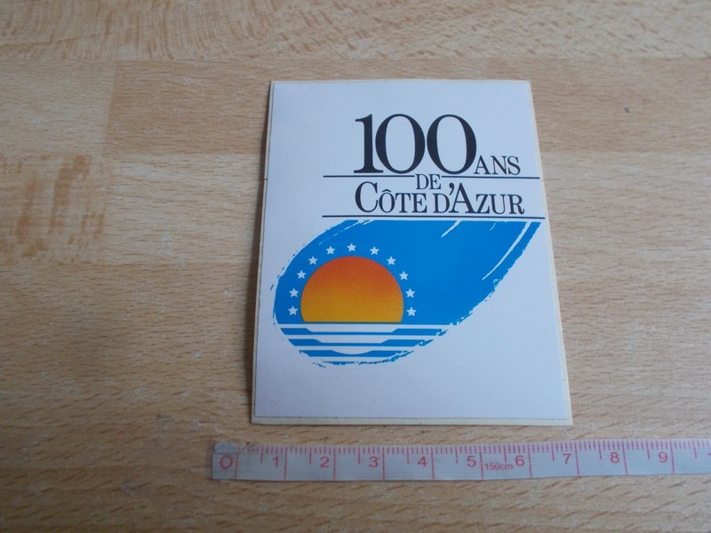 Sticker 100 Ans De Side / Coast French Riviera