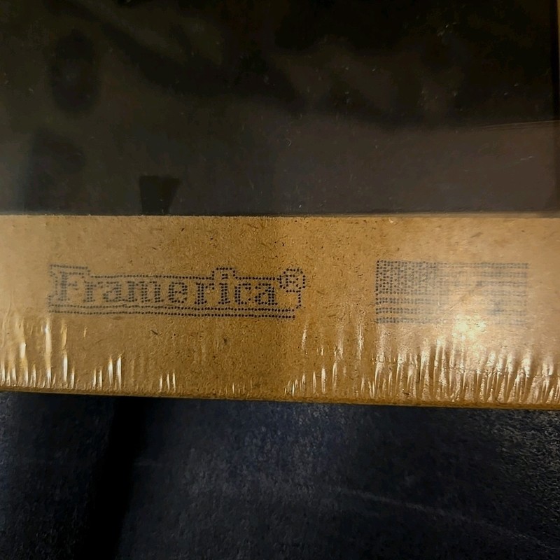 NEW UNOPENED Picture Frames 5x5 in Set of 12 Dark Brown Wood Grain Made In USA gallery