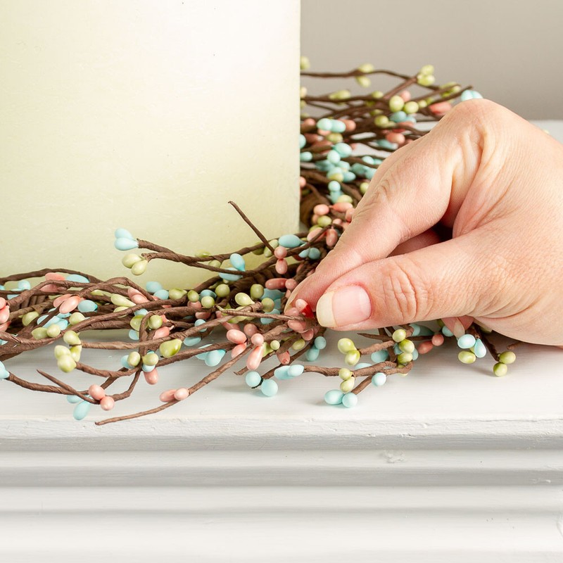 Factory Direct Craft Spring Pip Berry Wreath gallery