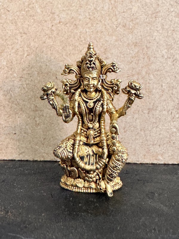 Brass Lakshmi idol
