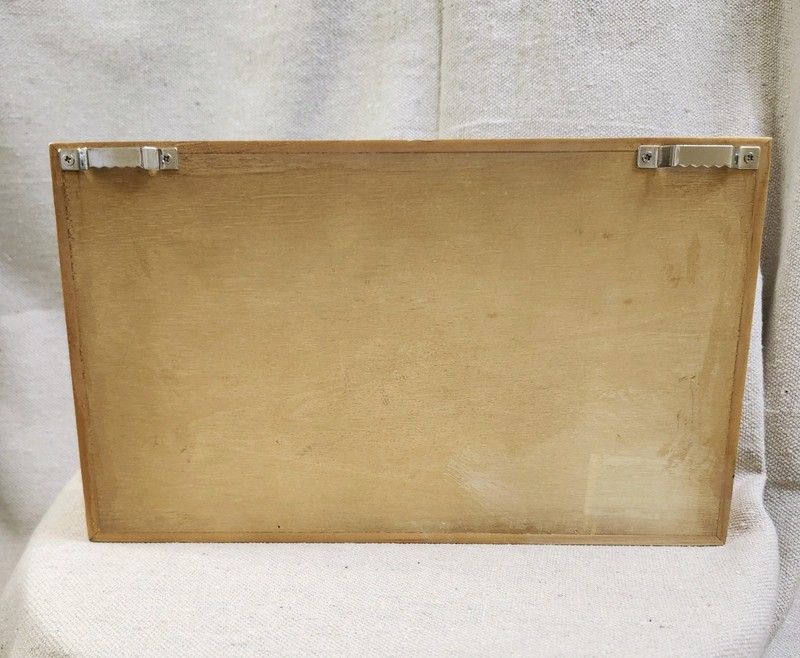 Assemblage Art Shadow Box Mixed Media Found Natural Stones Into Cats Wall Decor gallery