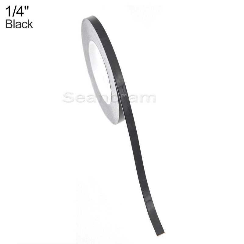 1/6″ 4mm Black DIY Home Shop Bar Pinstriping Pin Stripe Line Decal Vinyl Sticker