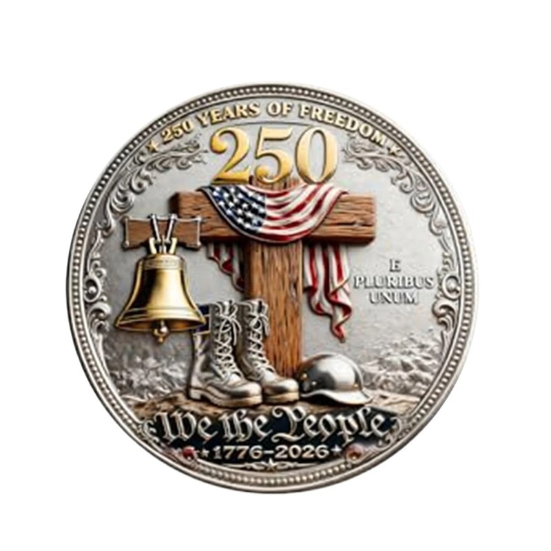 250th Anniversary Patriotic Commemorative Coin Independence Day Souvenir gallery