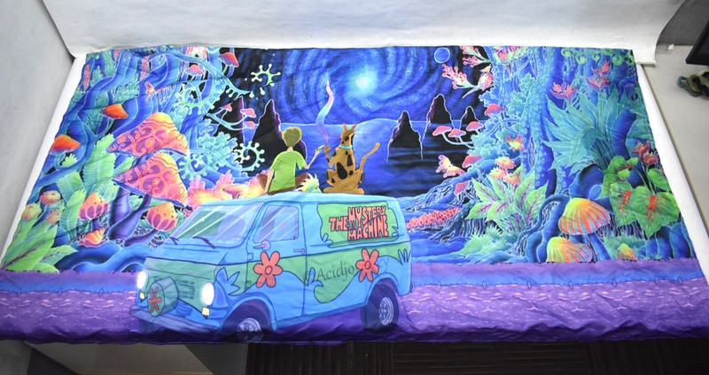 Trippy Tapestry Psychedelic Wall Hanging Blanket Decor 60″x 40″ Kids Dog Show