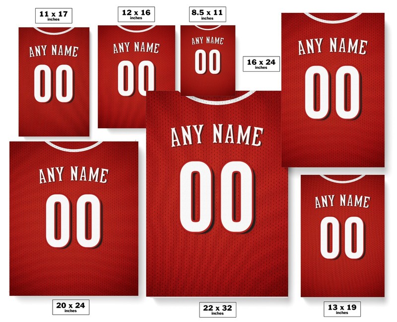 Cincinnati Reds Jersey Print-Personalized NAME & NUMBER Print-FREE US SHIPPING gallery