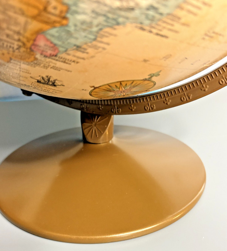 Vintage Replogle 12" World Classic Series Globe Desktop Tabletop Atlas Map gallery