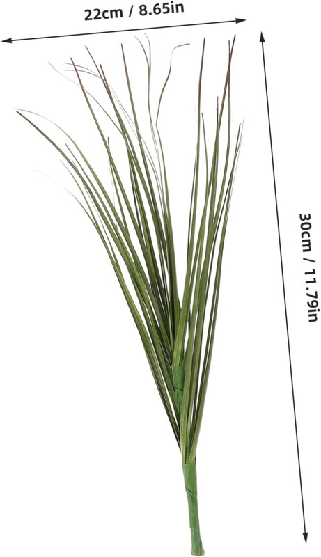 12Pcs Artificial Grass, 11.79In Fake Grass Artificial Shrub Plants, Tall Plants gallery